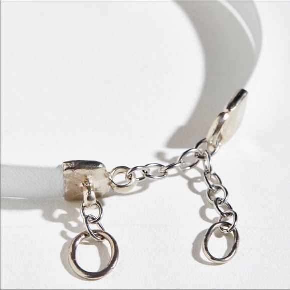 Free People x luiny Leather Lock Choker Necklace - Picture 3 of 7